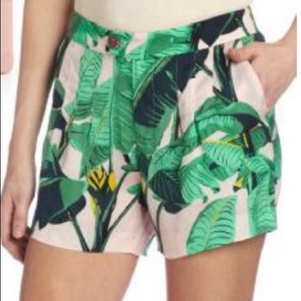 Pencey Palm Print Shorts